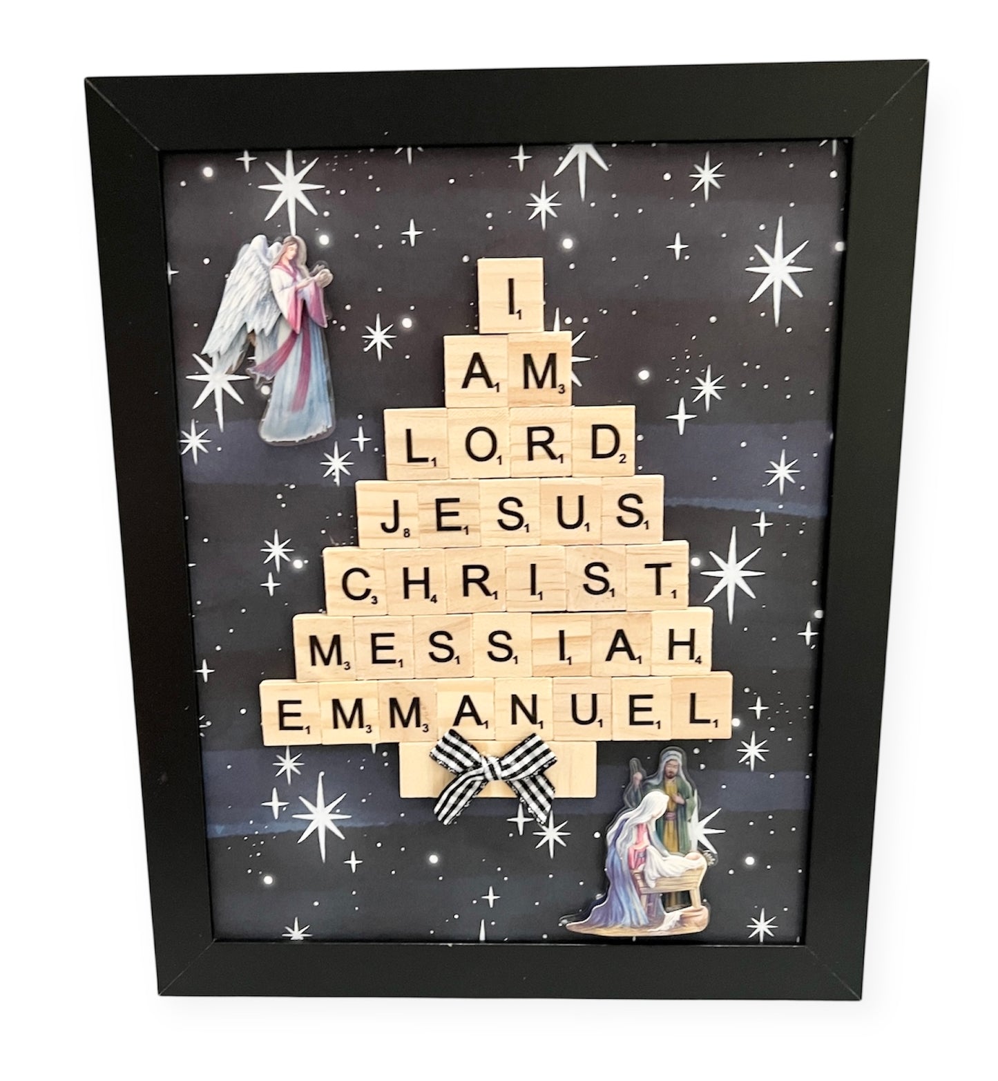 “Reason for the Season” - Scrabble Art