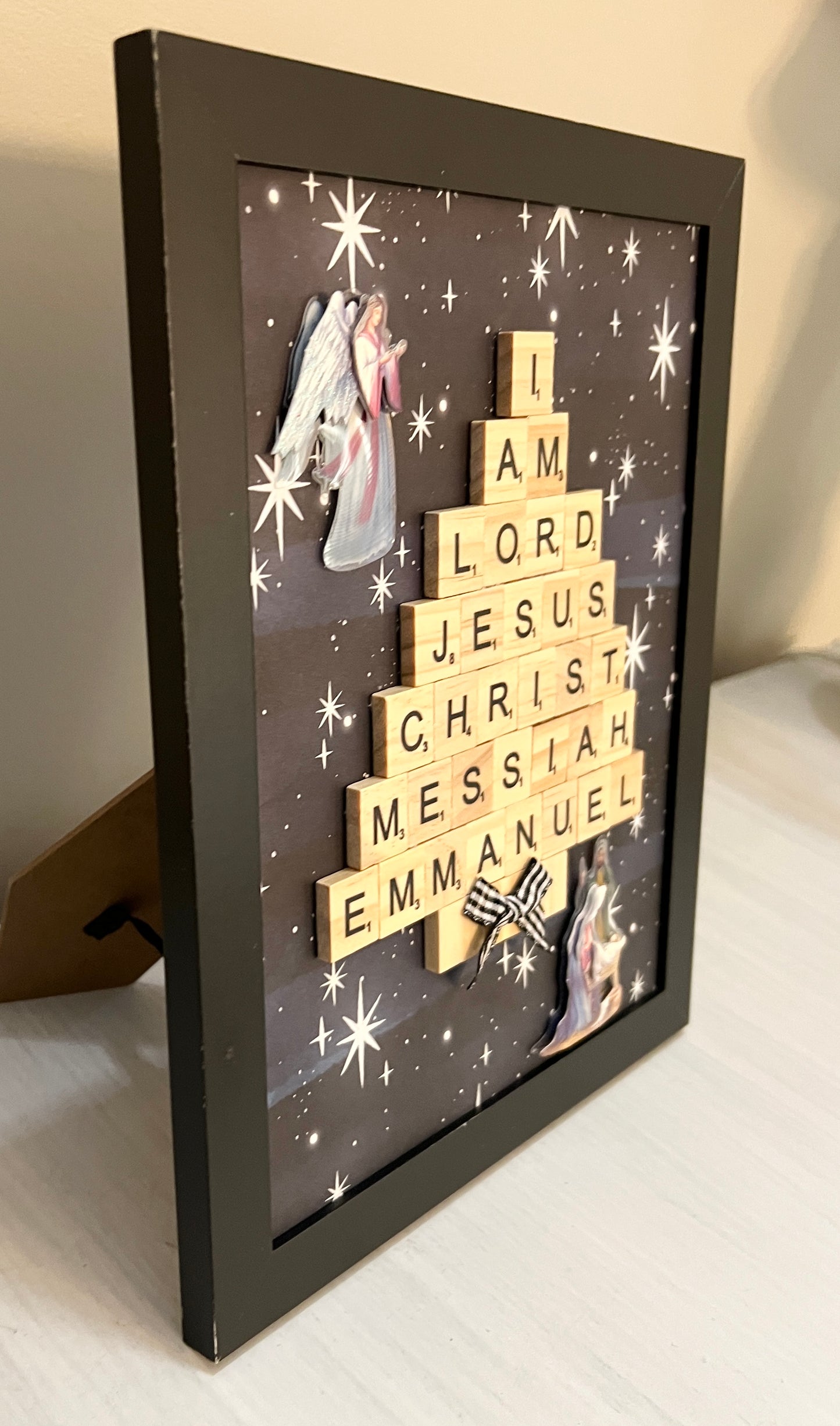 “Reason for the Season” - Scrabble Art