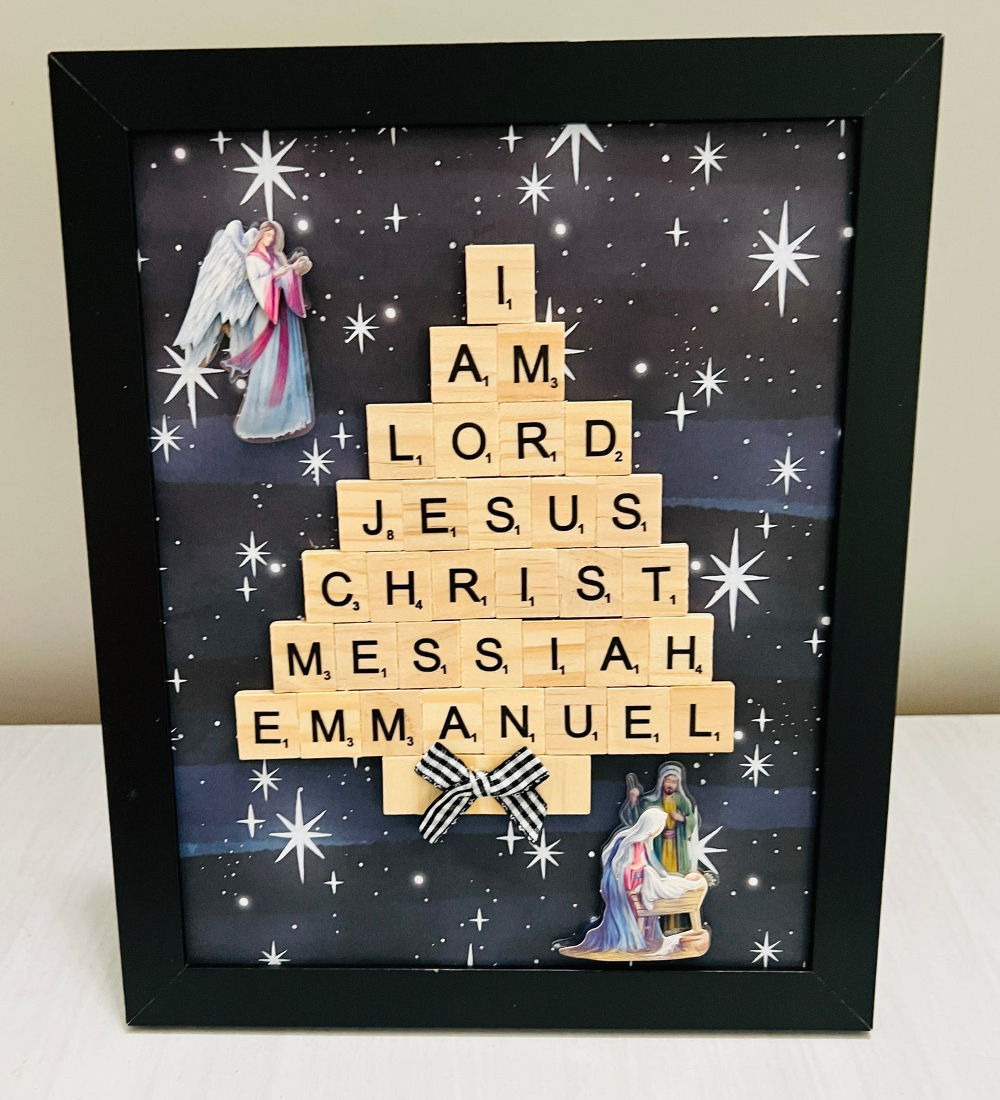 “Reason for the Season” - Scrabble Art