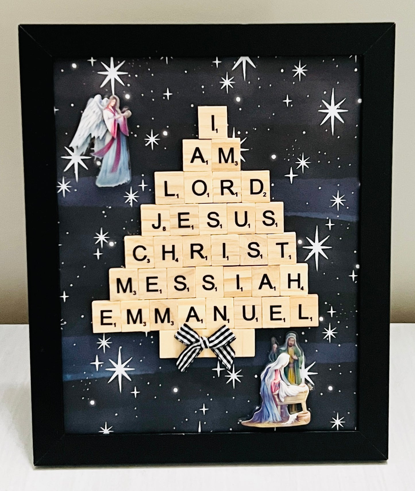 “Reason for the Season” - Scrabble Art
