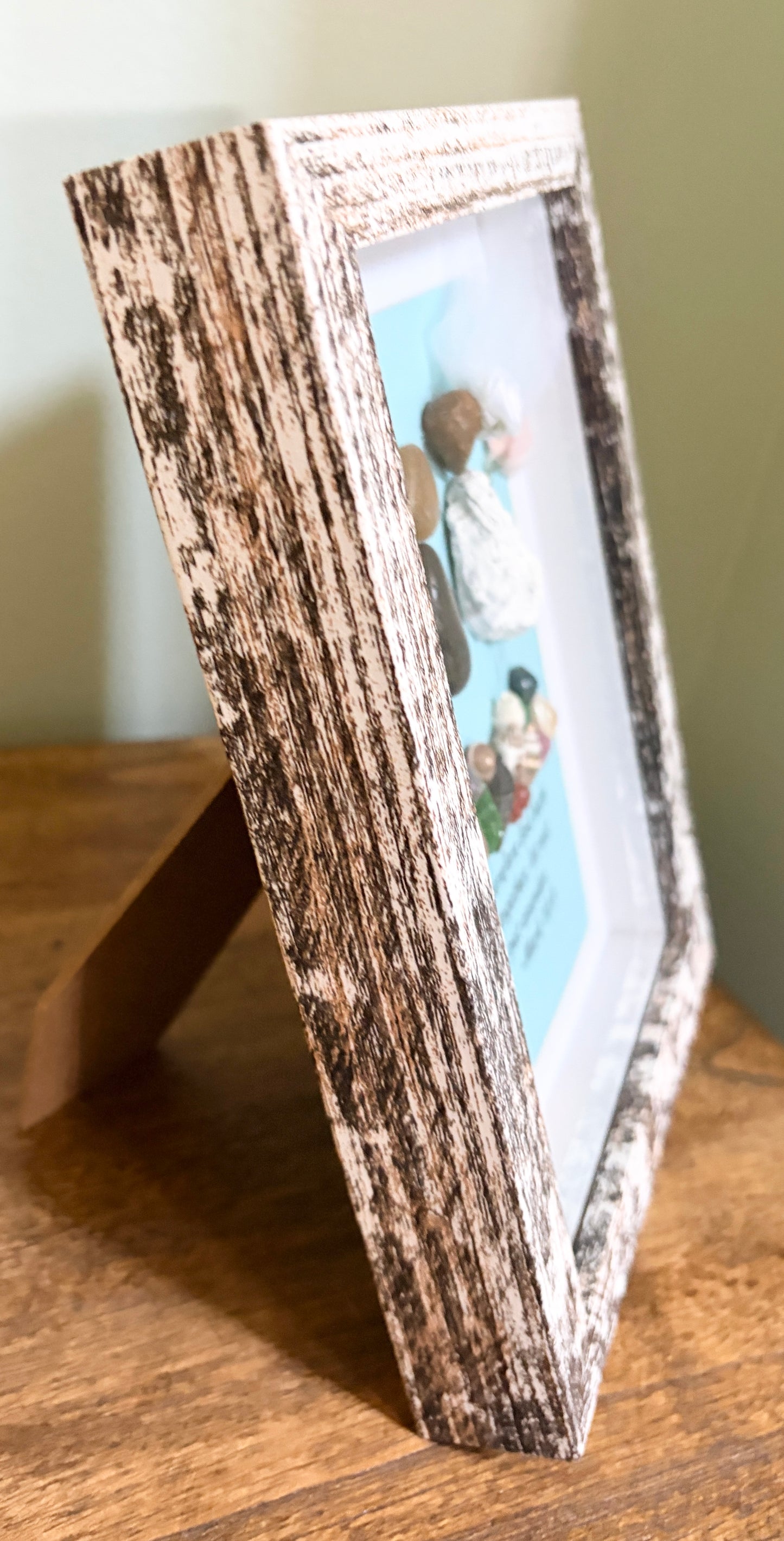 Custom Wedding Pebble/Shell Art