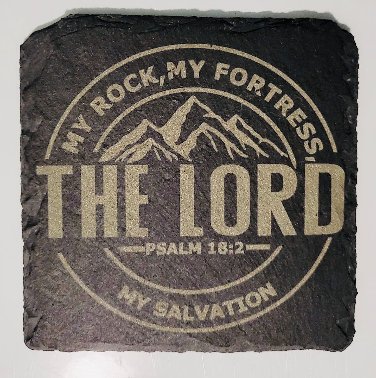 Custom Slate Coasters - Christian Themed | Father’s Day | Pastor Gift | Bible Study | Custom Birthday Gift | Christian Gifts