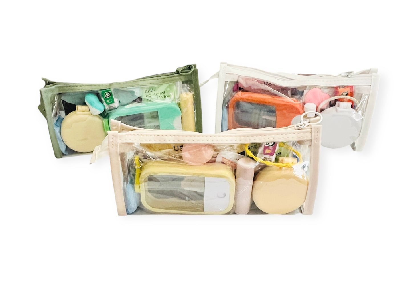 Custom Kit: “On the Go” • Personalized Pouch • With OR Without Items • Make up Bag • Bridal • Travel Bag • Slumber Party