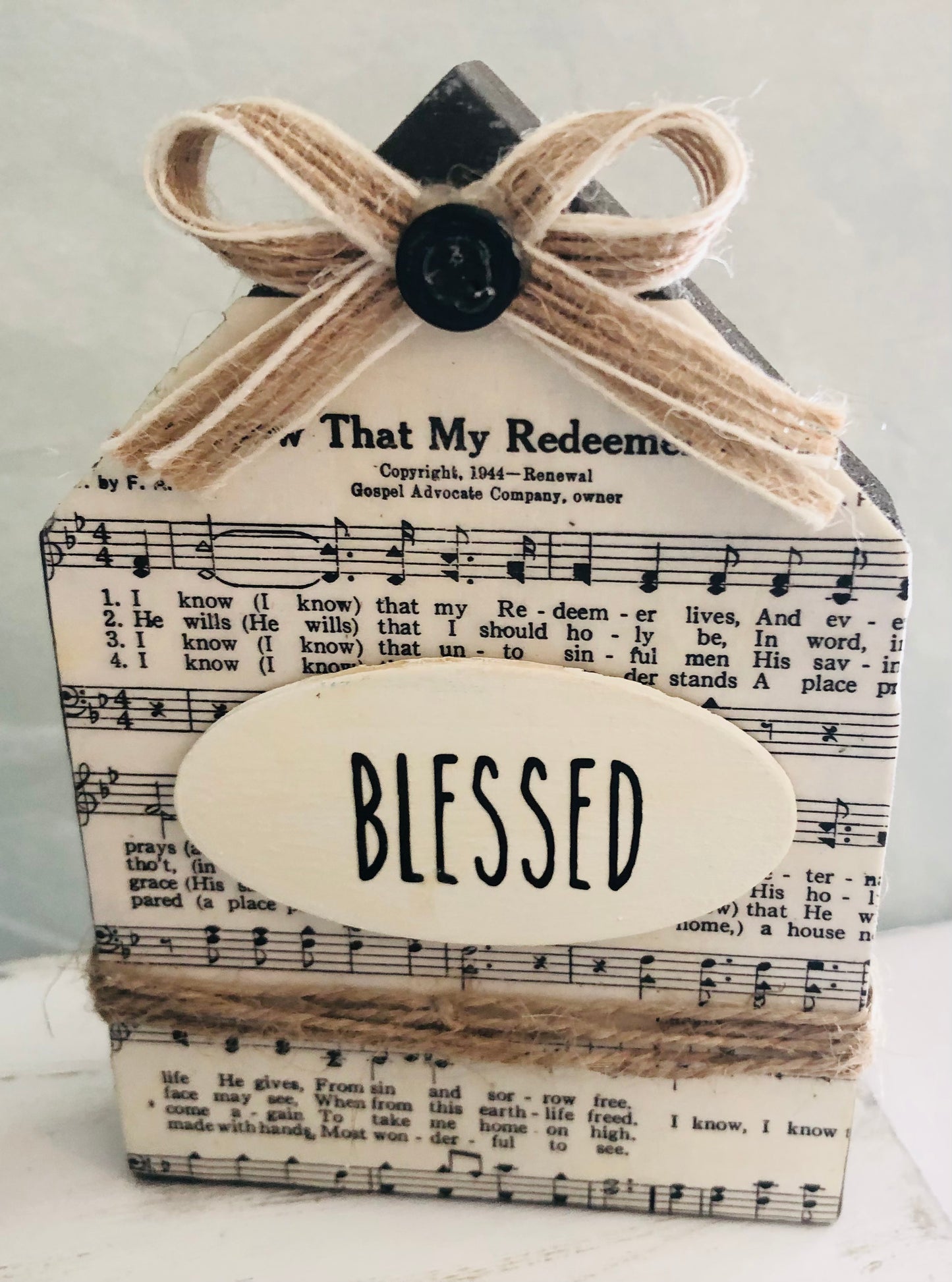 Christian Hymn Decor Set - Could also design with Christmas music