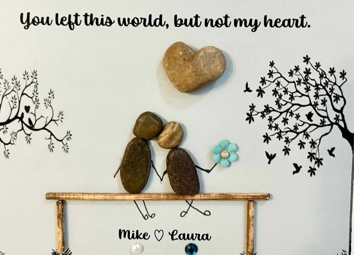 Custom Memorial Pebble/Shell Art
