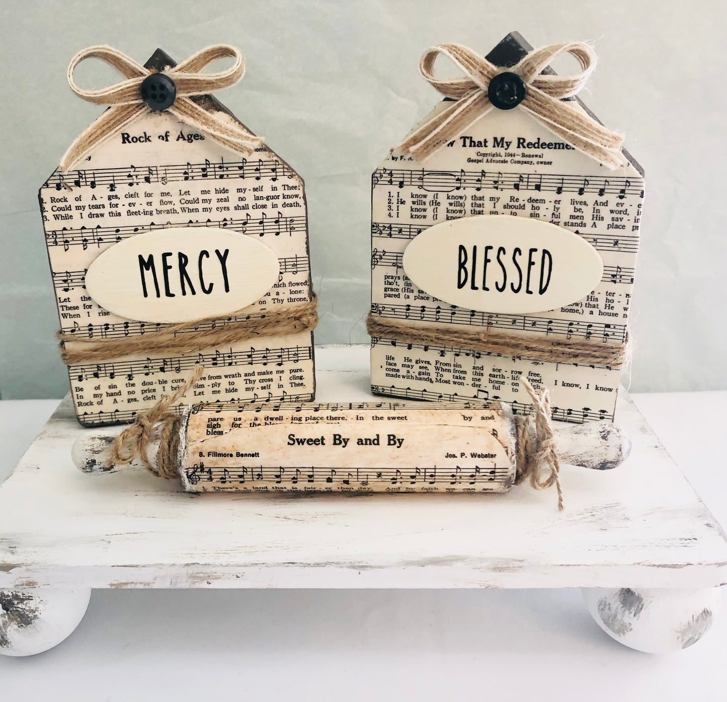 Christian Hymn Decor Set - Could also design with Christmas music
