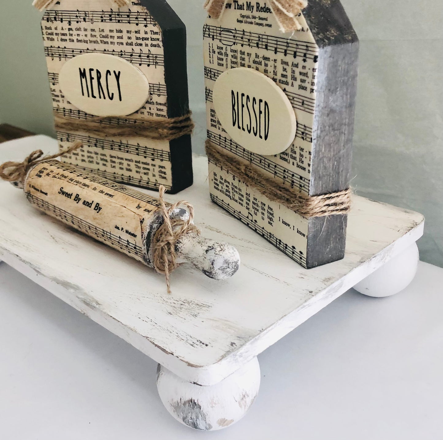 Christian Hymn Decor Set - Could also design with Christmas music