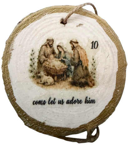 12 Days of Nativity Ornament Set