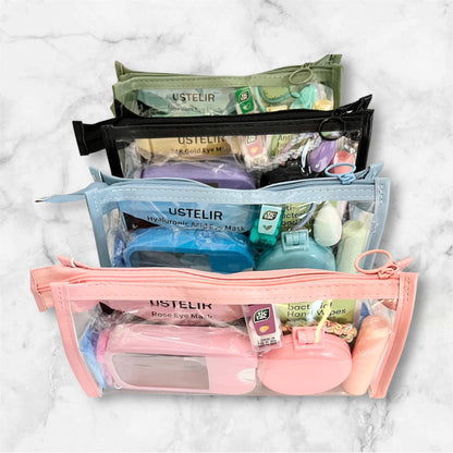 Custom Kit:  “On the Go” • Personalized Pouch • With OR Without Items • Make up Bag • Bridal • Travel Bag • Slumber Party