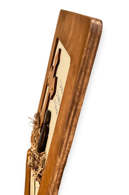Custom Christian Art: “1 Cross + 3 Nails = 4 Given” - 5”x7”