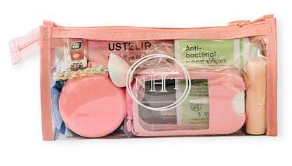 Custom Kit:  “On the Go” • Personalized Pouch • With OR Without Items • Make up Bag • Bridal • Travel Bag • Slumber Party