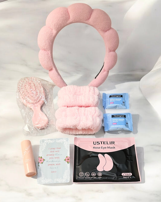 Custom Kits: Personalized “Self Care Spa Set” | Spa Set | Sleep Over | Slumber Party | Sweet Sixteen | Bridal Party Gift | Personalized Gift | Graduation Gifts | Retirement Travel Kit