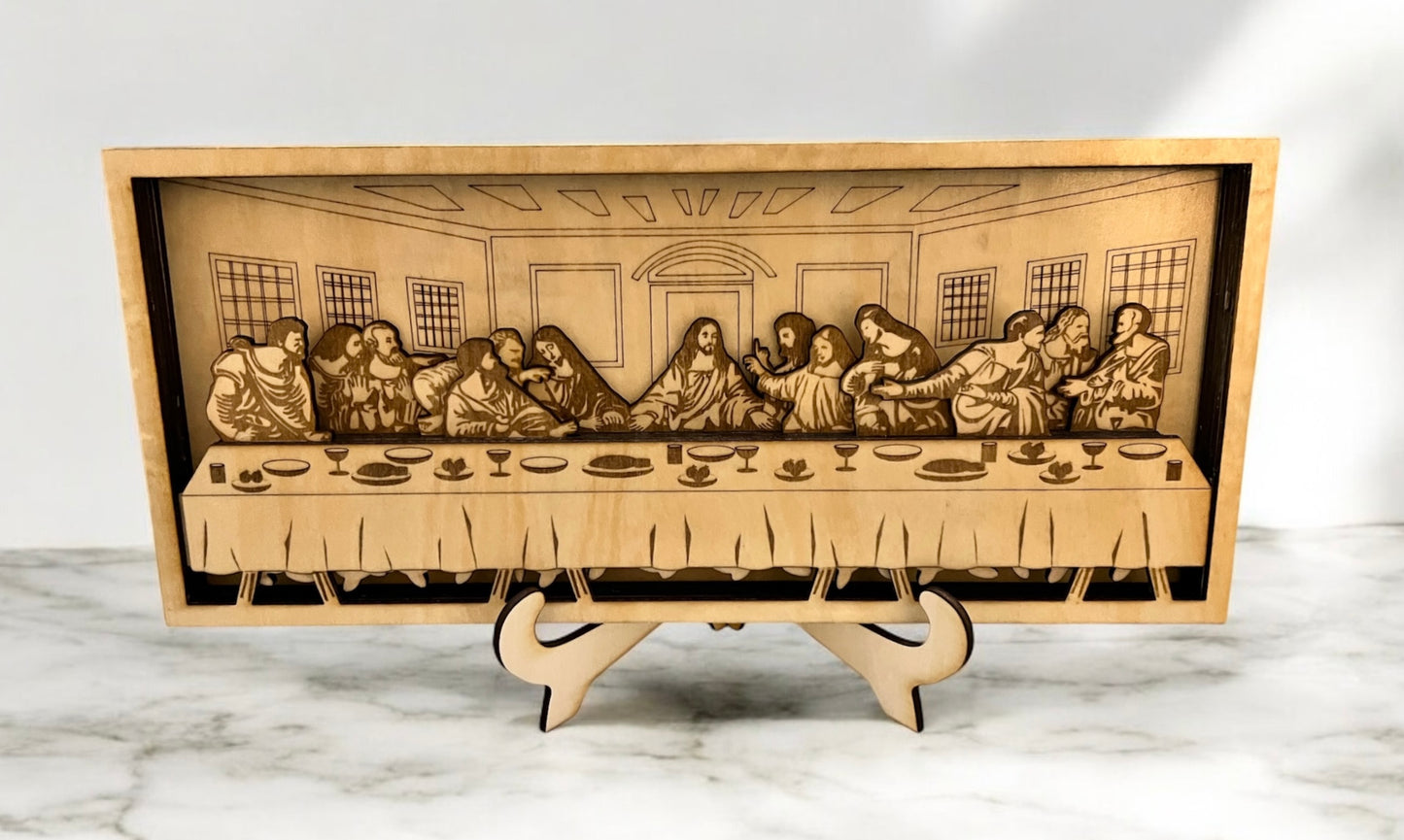 Custom Display of The Last Supper | Easter | Resurrection Sunday | Christian Gift
