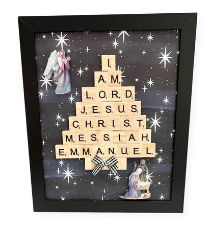 “Reason for the Season” - Scrabble Art