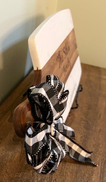 Custom | Engraved Wood & Marble Cutting Board | Wedding Gift | Pastor Gift | Bridal Shower | Anniversary Gift | House Warming Gift