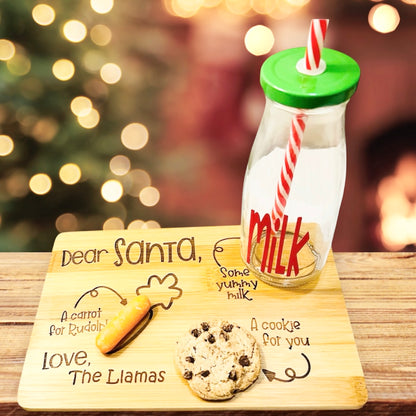 Custom Wooden Santa Tray