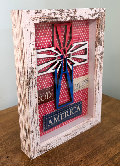 Custom Patriotic Shadow Box