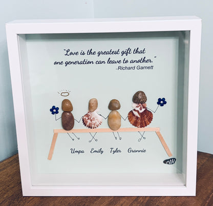 Grandparents Shadow Box, 8 1/2” x 8 1/2”