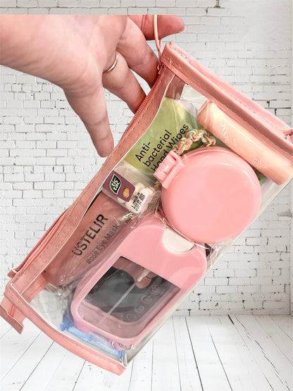 Custom Kit:  “On the Go” • Personalized Pouch • With OR Without Items • Make up Bag • Bridal • Travel Bag • Slumber Party
