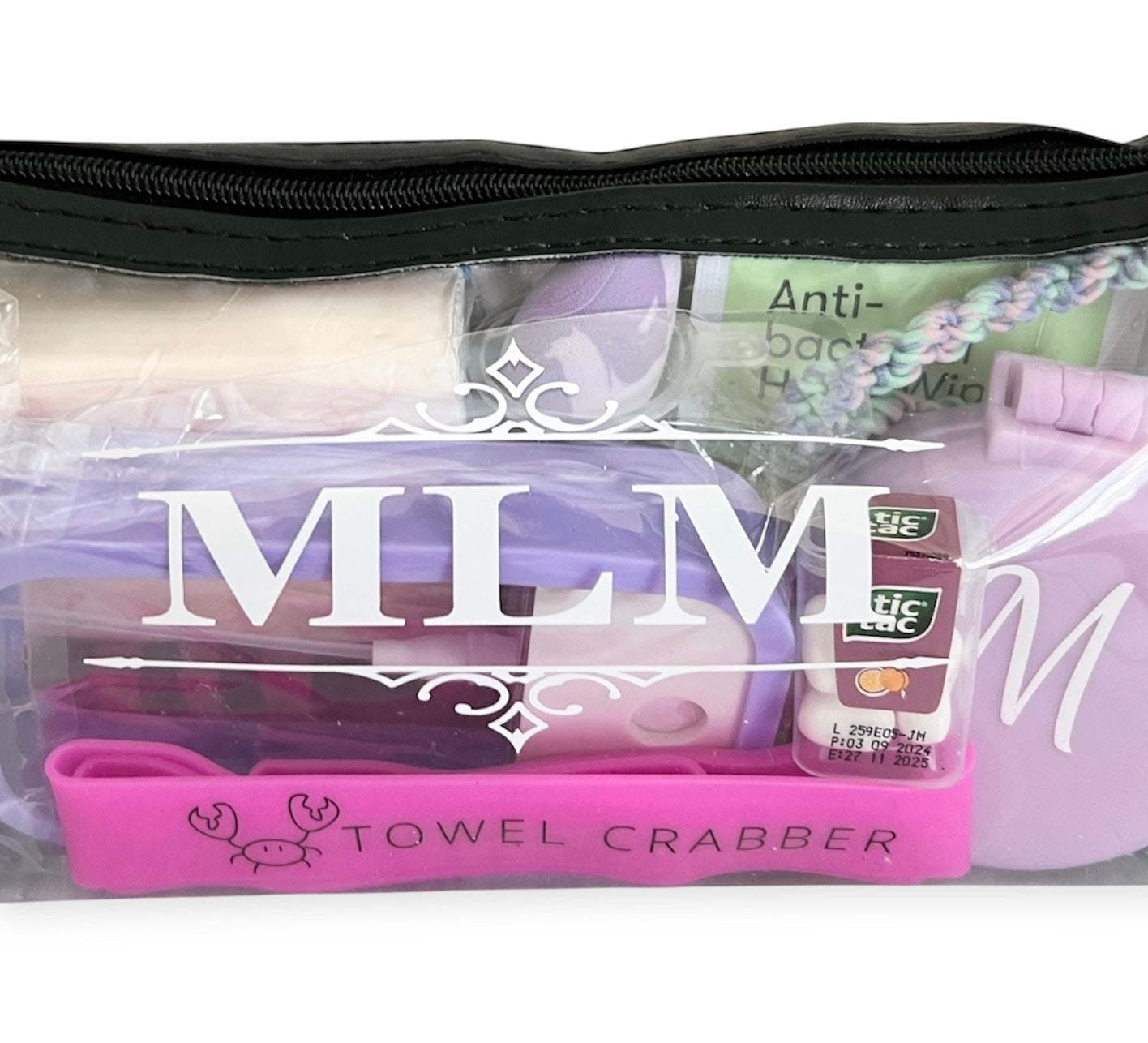 Custom Kit:  “On the Go” • Personalized Pouch • With OR Without Items • Make up Bag • Bridal • Travel Bag • Slumber Party