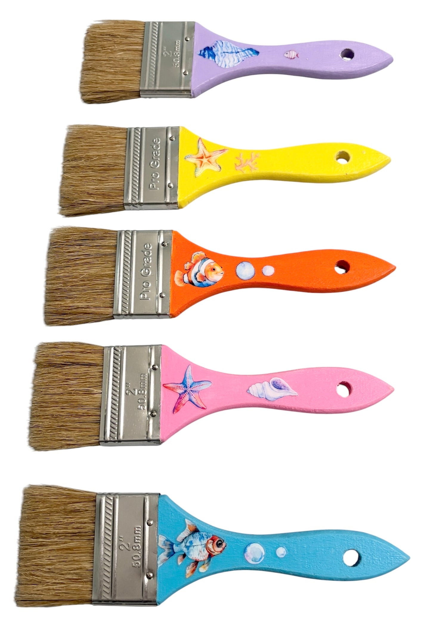 Beachy Brushes - Custom & Personalized - Various Colors