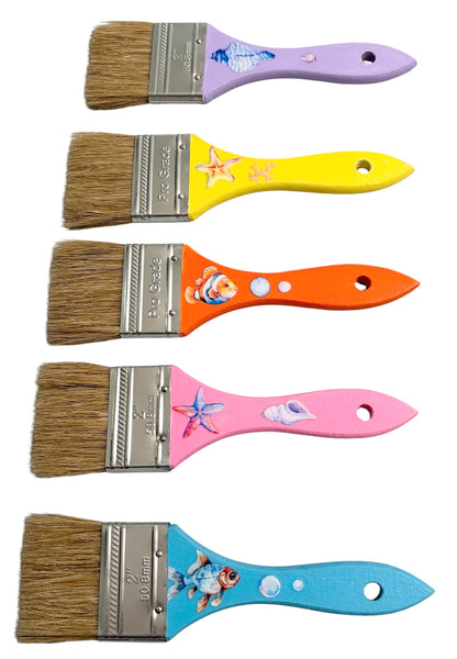 Beachy Brushes - Custom & Personalized - Various Colors
