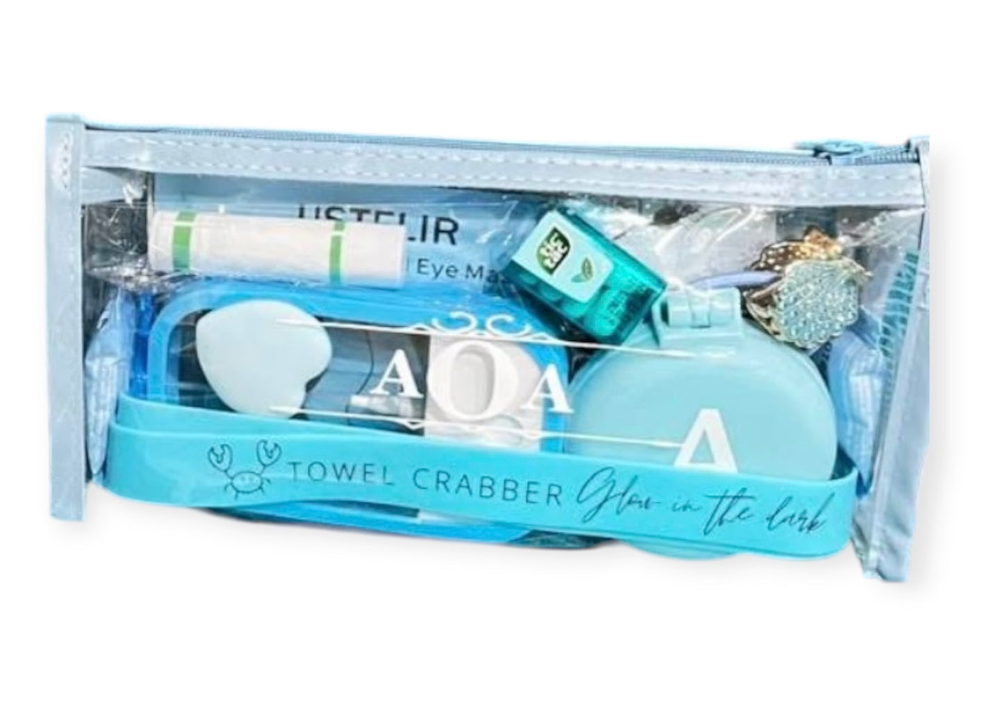 Custom Kit:  “On the Go” • Personalized Pouch • With OR Without Items • Make up Bag • Bridal • Travel Bag • Slumber Party