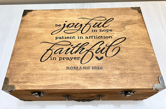 Bible Box with Journal, Bible Highlighter, & Beaded Pen