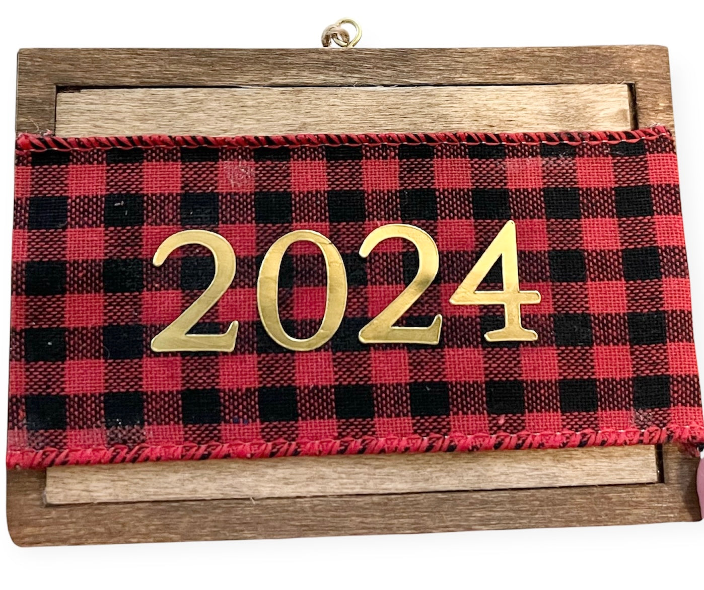 Handmade Holy Family Ornament - Pebble Art