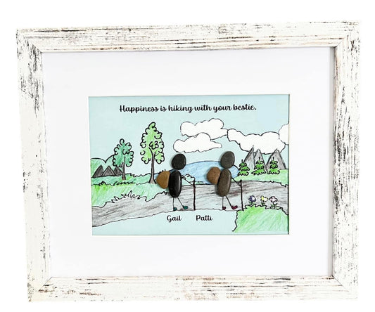 Custom Watercolor Pebble/Shell Art