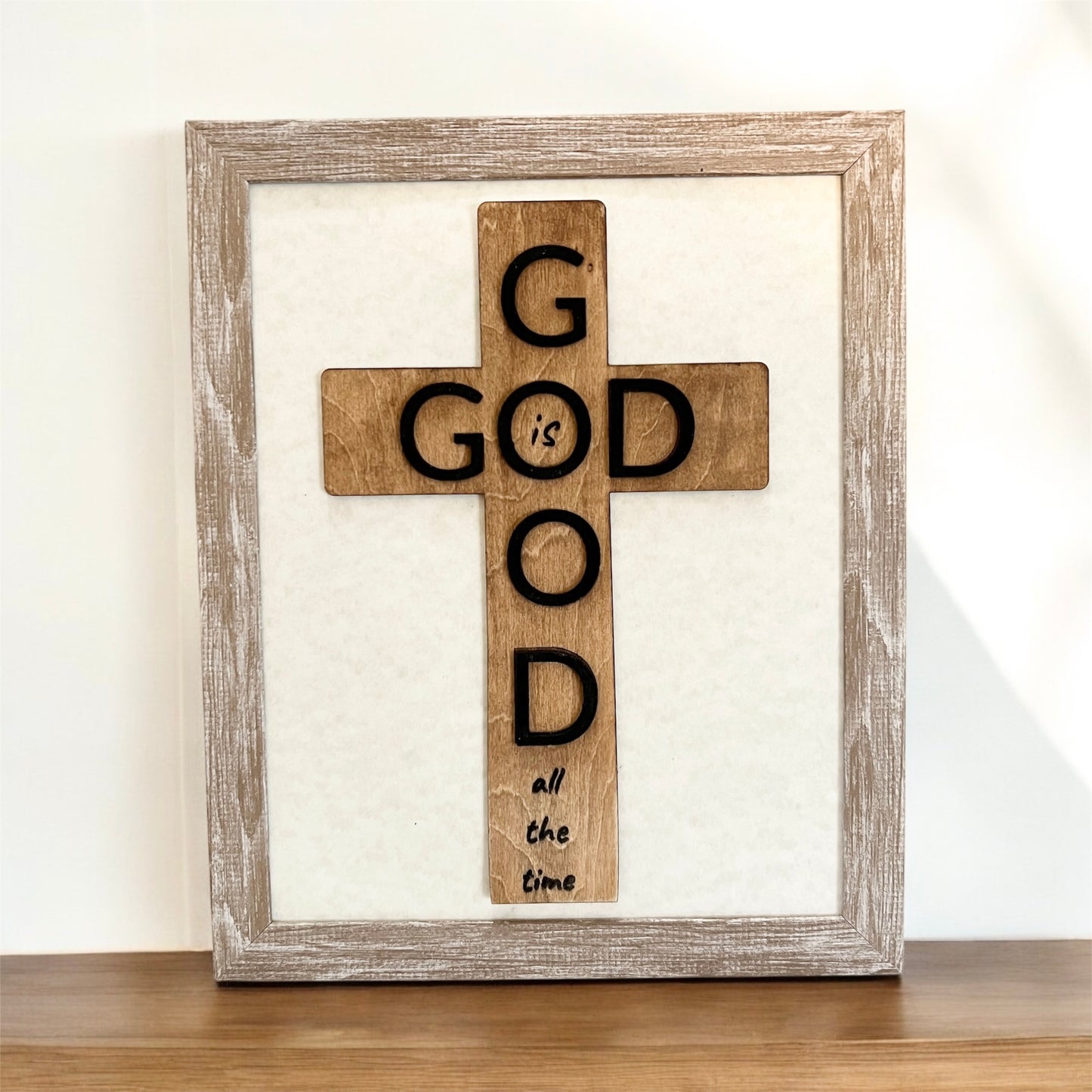 Custom God is Good, All the Time | Framed or Unframed | Handmade | Christian Gifts | Pastor Gifts | Sunday School