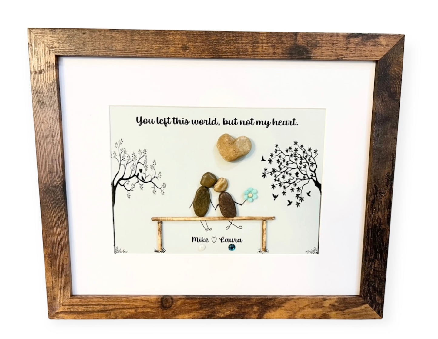 Custom Memorial Pebble/Shell Art